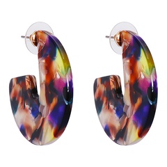 new acrylic plate earrings tassel earrings personality European and American jewelry