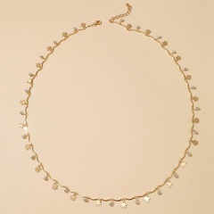 Fashion Trend Jewelry Palm Diamond Single-layer Waist Chain Geometric Disc Tassel Waist Chain