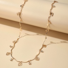 Simple Trend Love Hollow Disc Single Layer Waist Chain Geometric Diamond Waist Chain