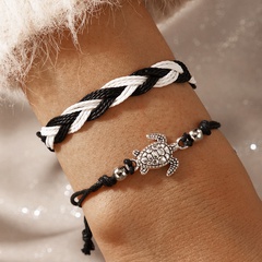 Ethnic jewelry tortoise woven multi-layer bracelet geometric animal double-layer bracelet