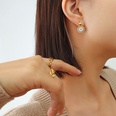 Persnlichkeit kleines Gnseblmchen Titanstahl Halskette Armband Ohrringe Schmuckpicture15