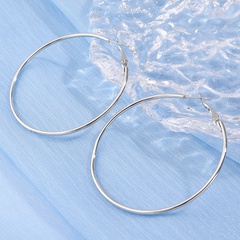 fashion simple large circle earrings jewelry