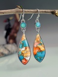 holiday bohemia retro colorful glaze tassel earringspicture11