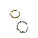 einfacher verdrehter feiner Kreis Kupfer offener Ring Grohandelpicture11