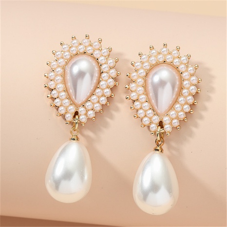 Vintage Fashion Baroque Pearl Oval Drop Earrings's discount tags