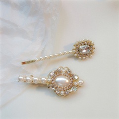 Korean pearl rhinestone retro hairpin alloy hairpin wholesale