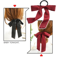 New Korean fabric ribbon hair rope Korean satin ribbon bow hair scrunchies