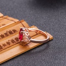 rose ruby temperament generous diamond copper ring jewelrypicture8