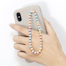 pearl DIY mobile phone chain color beaded mobile phone lanyard wholesalepicture9