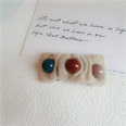 Autumn and winter new woolen Pearl geometric square hairpin wholesalepicture15