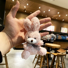 Little bear doll pendant plush doll cartoon keychain creative key chain wholesale