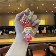 Acrylic Keychain Pendant Small Gift Cartoon Silicone Doll Cute Bag Ornament Car Key Chain Wholesalepicture21