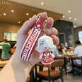 Acrylic Keychain Pendant Small Gift Cartoon Silicone Doll Cute Bag Ornament Car Key Chain Wholesalepicture28