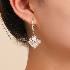 New fashion women's earrings zircon pendant earrings dress accessories wholesale