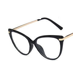 triangle cat eye glasses frame anti-blue light 2022 new flat mirror female wholesale