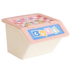 Cute mini desktop storage box student single-layer debris box