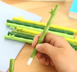 Modischer Bambusgelstift Bambusschwarzer neutraler Tintenstift Bambusstift