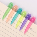 Nota de marcador de tecla de color de pluma de acuarela de resaltador de color de modapicture10