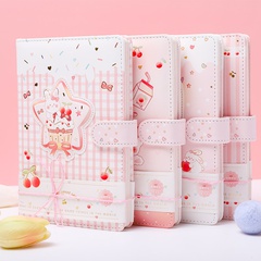cherry magnetic buckle book primary school girl hand account book notebook
