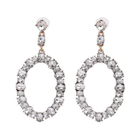 new alloy geometric diamond female jewelry European and American jewelry's discount tags