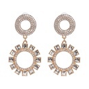 new alloy diamond earrings gearshaped earrings personalized female jewelry earrings NHJJ554823picture5