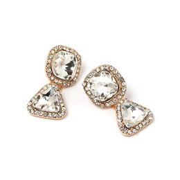 new full diamond geometric triangle earrings jewelry European and beautiful women earringspicture11