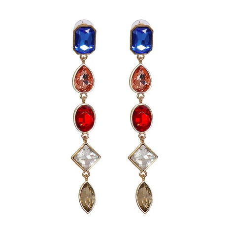 fashion alloy diamond earrings accessories European style fashion long earrings  NHJJ554838's discount tags