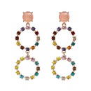 new full diamond geometric round diamond jewelry earrings European style female earrings  NHJJ554829picture14