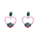 European and American earrings retro heart diamond earrings jewelry wholesalepicture22
