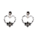 European and American earrings retro heart diamond earrings jewelry wholesalepicture26
