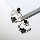 European and American earrings retro heart diamond earrings jewelry wholesalepicture24