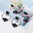 European and American earrings retro heart diamond earrings jewelry wholesalepicture23