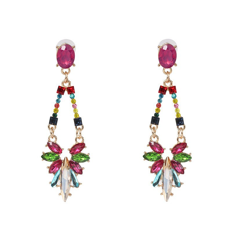 vintage palace color diamond earrings womens earrings wholesale
