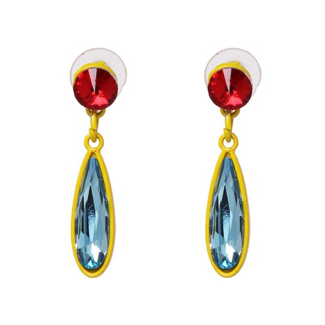 fashion alloy drop-shaped earrings European and American style personality jewelry NHJJ554845's discount tags