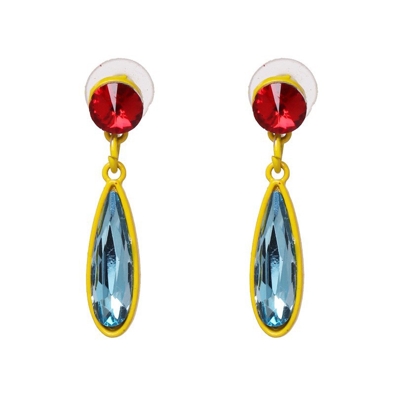 fashion alloy dropshaped earrings European and American style personality jewelry