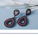 new geometric dropshaped full diamond earrings color earrings female wholesalepicture12