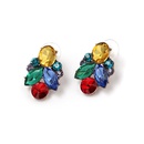 New Color Diamond Retro Stud Earrings Personality Jewelry Womenpicture17