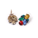 New Color Diamond Retro Stud Earrings Personality Jewelry Womenpicture15