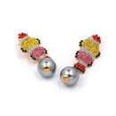 retro full diamond earrings wholesale glass diamond pearl female earringspicture17
