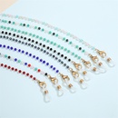 simple ethnic style color rice bead mask chain hanging neck glasses chain small beads antilost mask ropepicture17