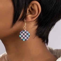 new earrings fashion pattern acrylic earrings trend letter earrings femalepicture12