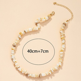 European and American fashion natural crystal stone handmade beaded gravel necklacepicture13