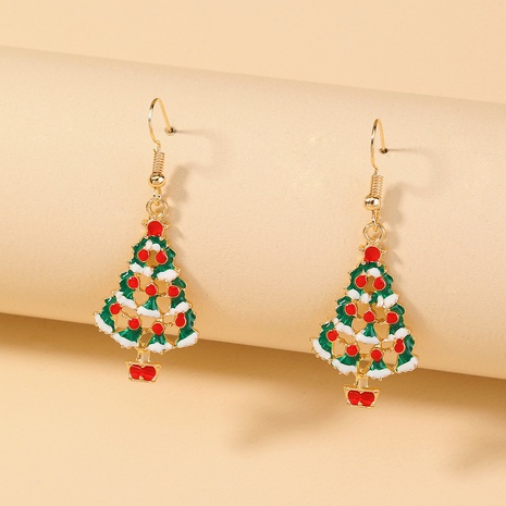 Christmas Tree alloy earrings NHDB555177's discount tags