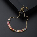 Mode Muschel Herz Stern elastisch Perlen Kupfer eingelegten Zirkon Armband Schmuckpicture9