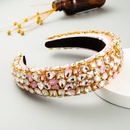baroque wideedge colored glass diamond shiny fashion headbandpicture13