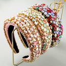 baroque wideedge colored glass diamond shiny fashion headbandpicture15