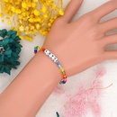 new letter color matching bohemian rainbow crystal bracelet wholesalepicture7