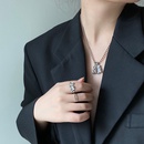 Koreanische Persnlichkeit neue Halskette Br Zirkon mikroeingelegte Legierung Schlsselbeinkettepicture9