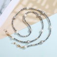retro simple pearl mask chain hanging neck glasses chain irregular rice bead mask rope hanging chain necklacepicture13