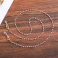 retro irregular pearl mask chain hanging neck glasses chain metal peach heart beads antilost mask ropepicture17